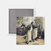 Aimant Atelier de teinture dans les Gobelins, 19ème siècl (Recto/Verso)