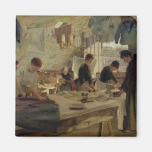 Aimant Atelier repassant en Trouville, 1888