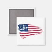 Aimant Athée américain (Recto/Verso)