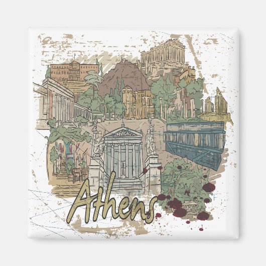 Aimant Athènes (Devant)