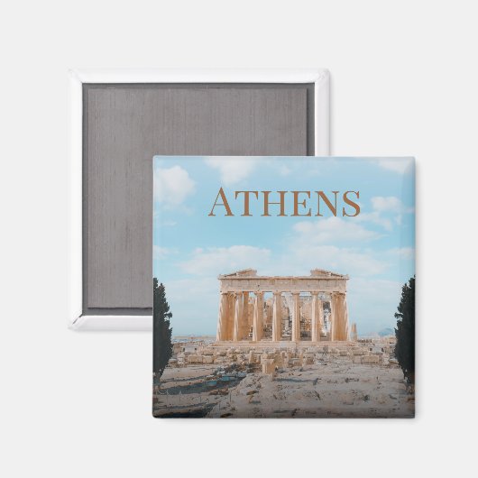 Aimant Athènes Grèce (Recto/Verso)