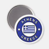 Aimant Athènes Grèce (Recto/Verso)