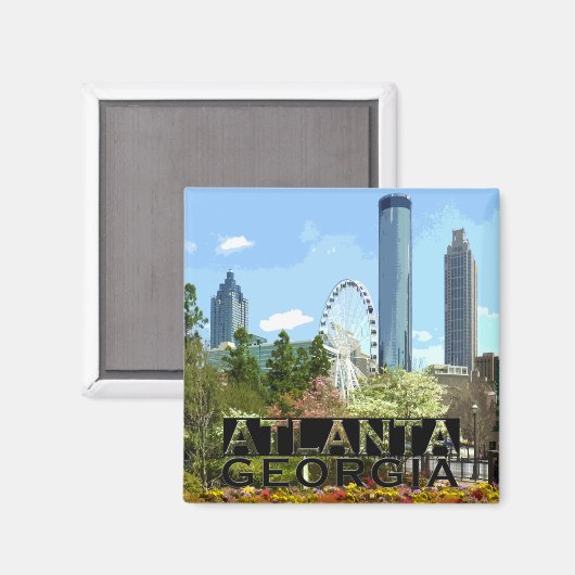 Aimant Atlanta (Recto/Verso)
