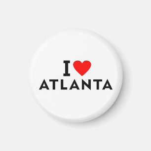 Aimant Atlanta États-Unis Amérique USA ville amour cœur