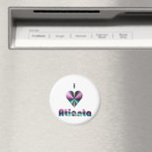 Aimant Atlanta — Purple & Turquoise (In Situ (Lave-vaisselle))