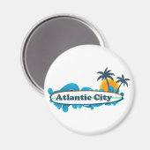 Aimant Atlantic City. (Recto/Verso)