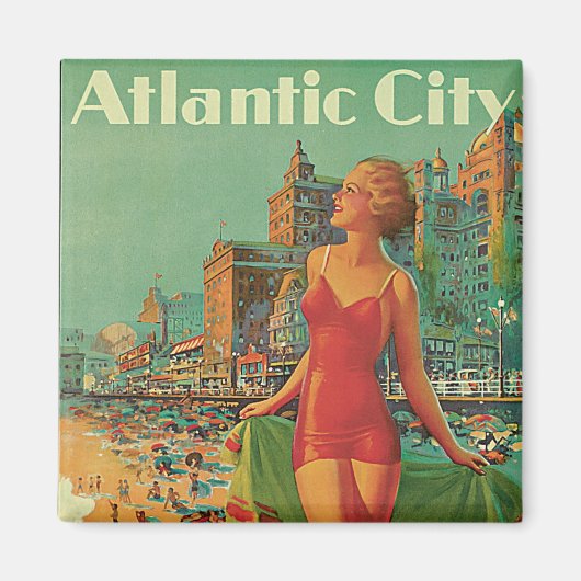 Aimant Atlantic City - America's All Year Resort (Devant)