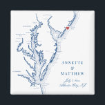 Aimant Atlantic City NJ Jersey Shore Map Mariage<br><div class="desc">Commande rapide et facile ! Ces magnets de carte Atlantic City, New Jersey font de belles faveurs de mariage de plage du New Jersey à inclure dans votre destination Atlantic City sacs d'accueil de mariage. Déplacez le coeur en cliquant sur "Editer à l'aide de l'outil de conception" sous "Personnaliser". Avec...</div>