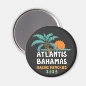 Aimant Atlantis Bahamas Faire des souvenirs 2025 (Recto/Verso)