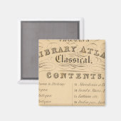 Aimant Atlas de la bibliothèque de Thomas (Recto/Verso)