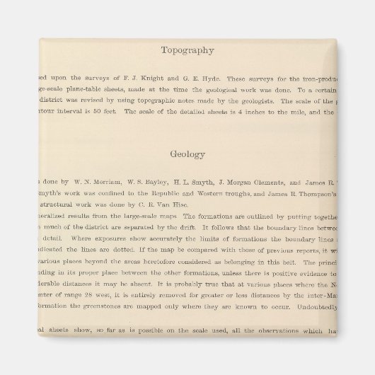 Aimant Atlas de légende (Devant)
