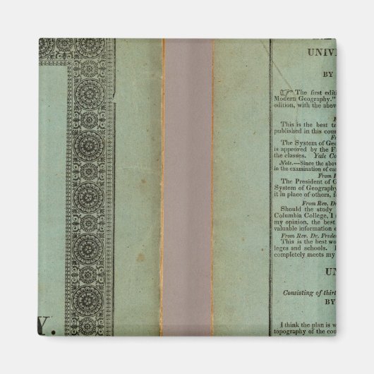 Aimant Atlas moderne (Devant)