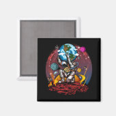 Aimant Atlas Space Man (Recto/Verso)