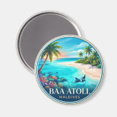 Aimant Atoll Baa Maldives (Recto/Verso)