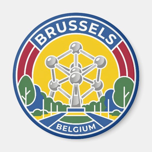 Aimant Atomium Belgique (Devant)