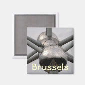 Aimant Atomium de Bruxelles (Recto/Verso)