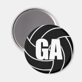 Aimant Attaque aux objectifs de netball (Recto/Verso)