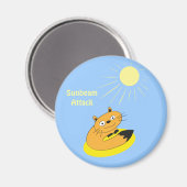 Aimant Attaque par faisceau de soleil (Recto/Verso)