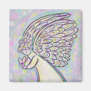 Aimant Attendez-vous à de bonnes choses Guardian Angel Ma