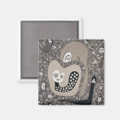 Aimant Attendre Un Bébé (Recto/Verso)