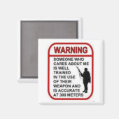 Aimant Attention (Recto/Verso)