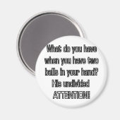 Aimant attention (Recto/Verso)