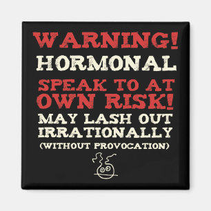 Aimant Attention! Hormonique