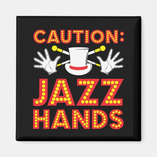 Aimant Attention Jazz Hands Dancer Interprète Théâtre (Devant)