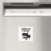Aimant Attention si je fume Barbecue Grillmaster Fumer de (In Situ (Lave-vaisselle))