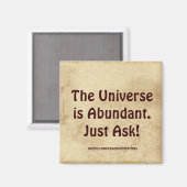 Aimant Attirer l'abondance succès Magnat de motivation (Recto/Verso)