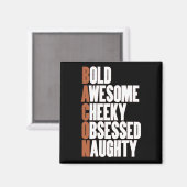 Aimant Attitude de Bacon (Recto/Verso)
