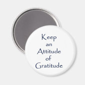 Aimant Attitude de gratitude (Recto/Verso)