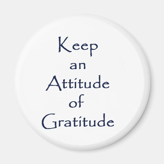 Aimant Attitude de gratitude (Devant)