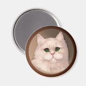 Aimant Attitude du chat (Recto/Verso)