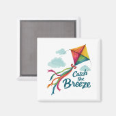Aimant Attrapez Le Cerf-volant Breeze (Recto/Verso)