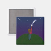 Aimant Attrapez une étoile qui tombe (Recto/Verso)