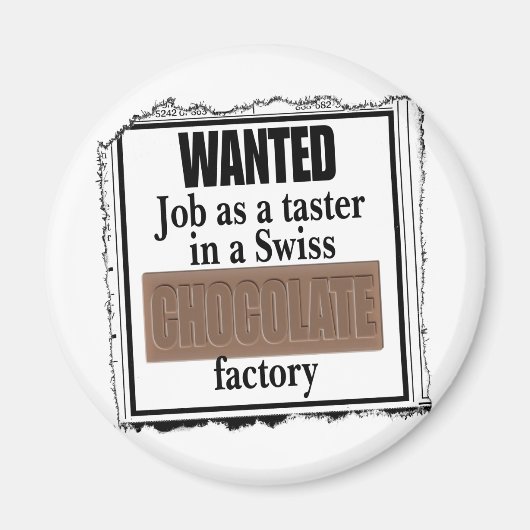 Aimant au chocolat suisse (Devant)