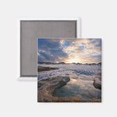 Aimant Au Coucher Du Soleil Dans Une Casse (Recto/Verso)