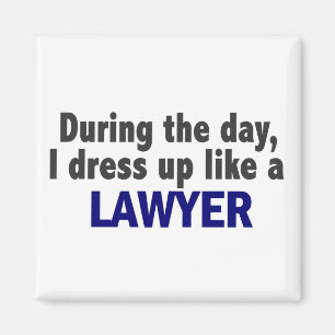 Aimant Au cours de la journée je m'habille comme un