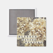 Aimant Au-delà de la mesure Fleurs hivernales (Recto/Verso)