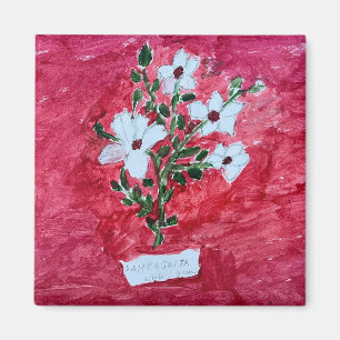 Aimant au design botanique