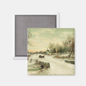 Aimant Au-dessus de la rivière et à travers l'aimant du r (Recto/Verso)