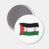 Aimant au drapeau de l'Autorité palestinienne (Recto/Verso)