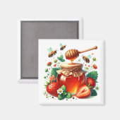 Aimant au miel de fraise (Recto/Verso)