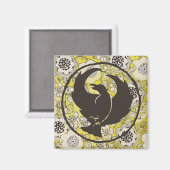 Aimant au pied de la route avec fleurs blanches (Recto/Verso)