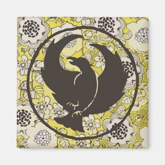 Aimant au pied de la route avec fleurs blanches (Devant)