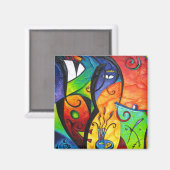 Aimant Au sein de l'artiste dans (aimant) (Recto/Verso)