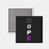 Aimant Aual Nope Ace Pride Indicateur Auality Lgbt Commun (Recto/Verso)