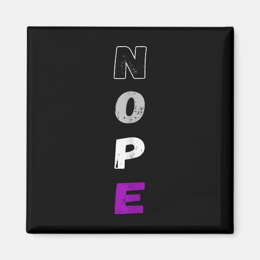 Aimant Aual Nope Ace Pride Indicateur Auality Lgbt Commun (Devant)