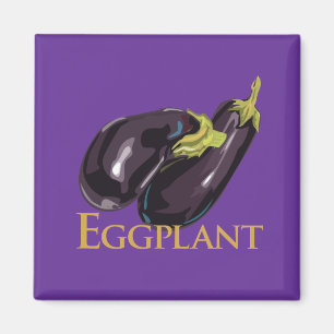 Aimant Aubergine d'aubergine